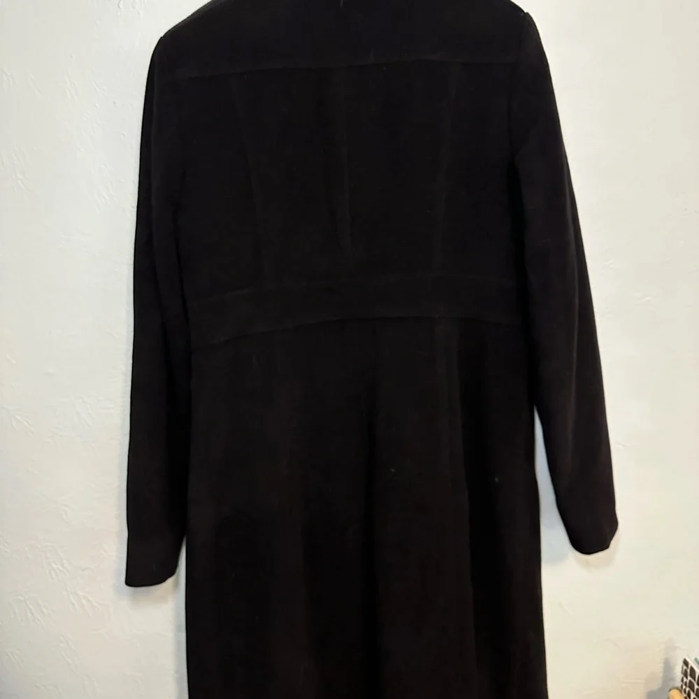 Kenneth Cole Reaction Women’s Black Button-Up Wool Coat